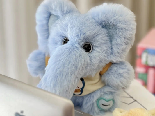 🐘 The Elephant That Doesn't Need to Say Much: A Birch & Freesia Scented Plush That Became My Anchor