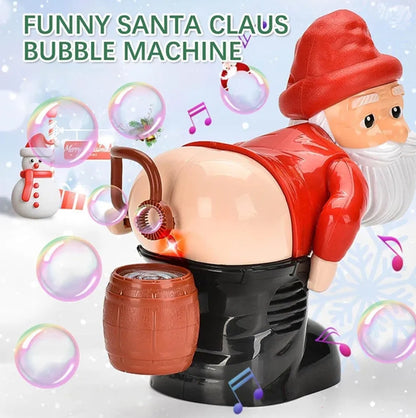 Funny Santa Bubble Blowing Machine