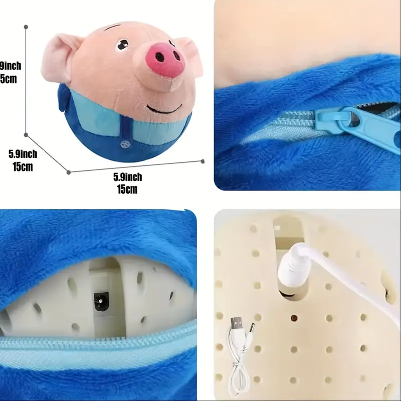 Active Moving Pet Plush Toy