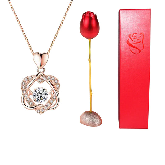 Eternal Rose +Surprise Necklace