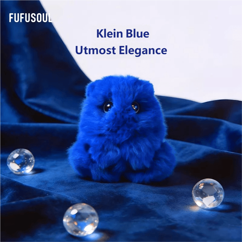 【ENTP】FUFUSOUL × RESIMPLE Co-branded Series-Real Fur Series -Bling Blue