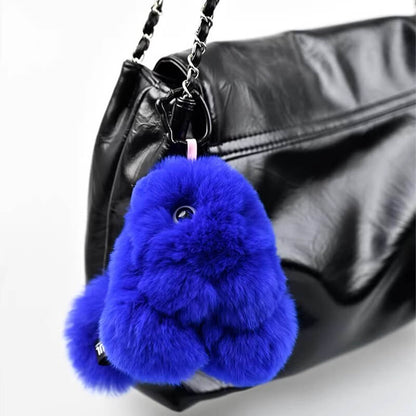 【ENTP】FUFUSOUL × RESIMPLE Co-branded Series-Real Fur Series -Bling Blue