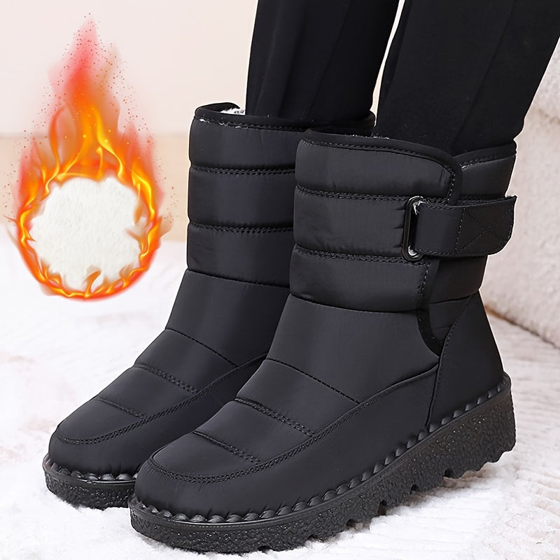 2024 waterproof plus velvet warm snow boots