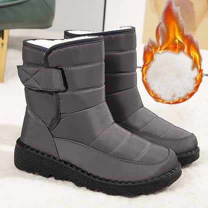 2024 waterproof plus velvet warm snow boots