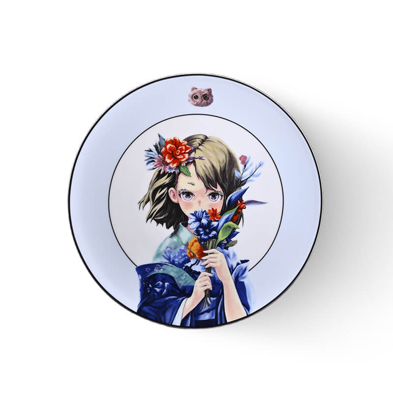 FUFUSOUL × JADE KIM Artist Collaboration -Display Plate + Mug + Glass Cup